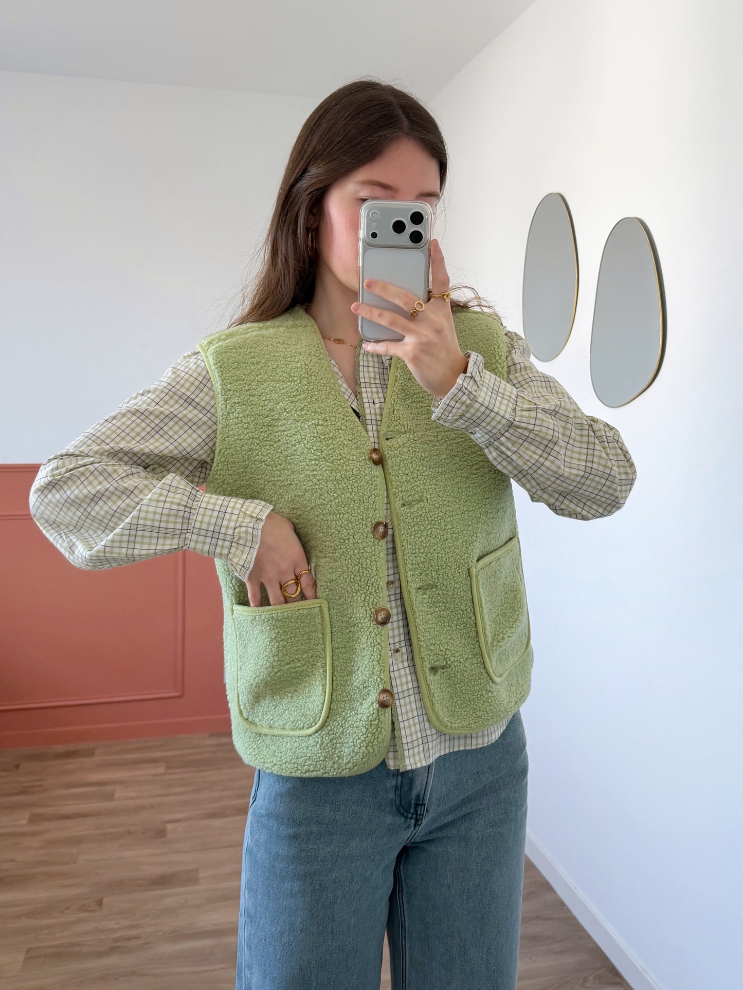 Veste sans manches MAXINE verte