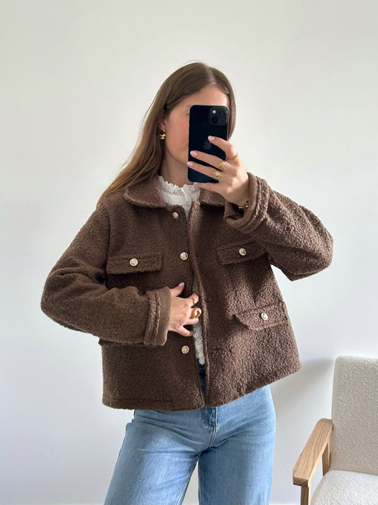 Veste SASHA chocolat