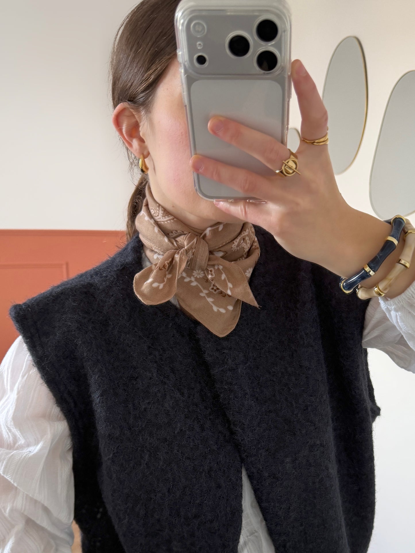 Foulard ELSA beige