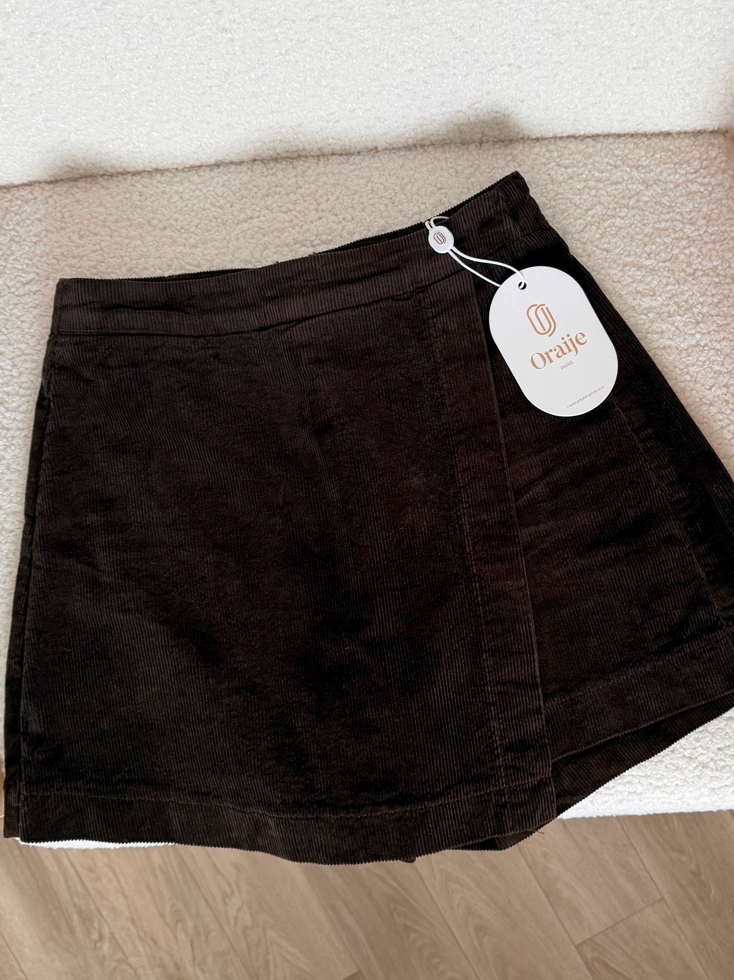 Jupe-short MAELLE marron