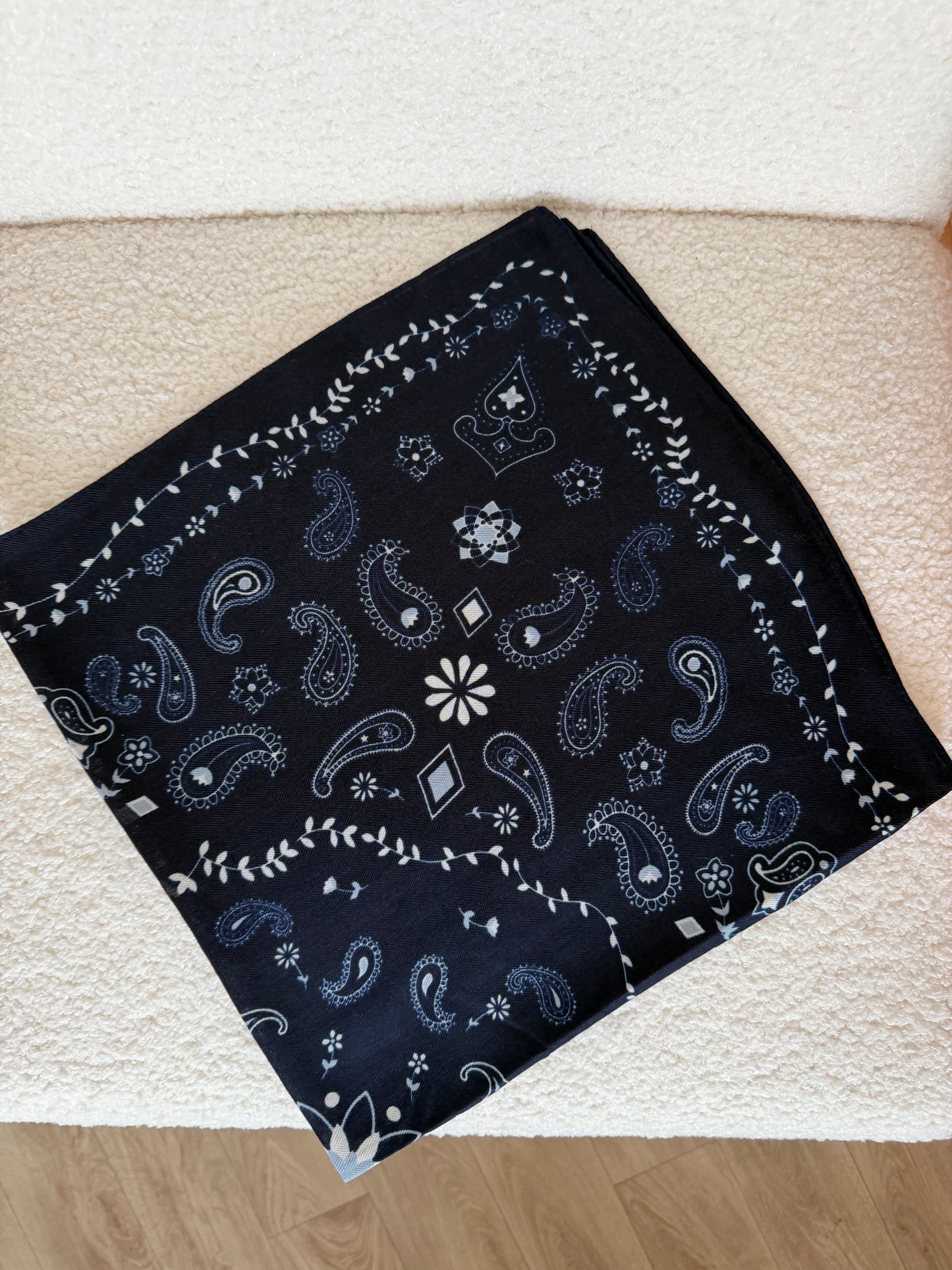 Foulard ELSA bleu marine
