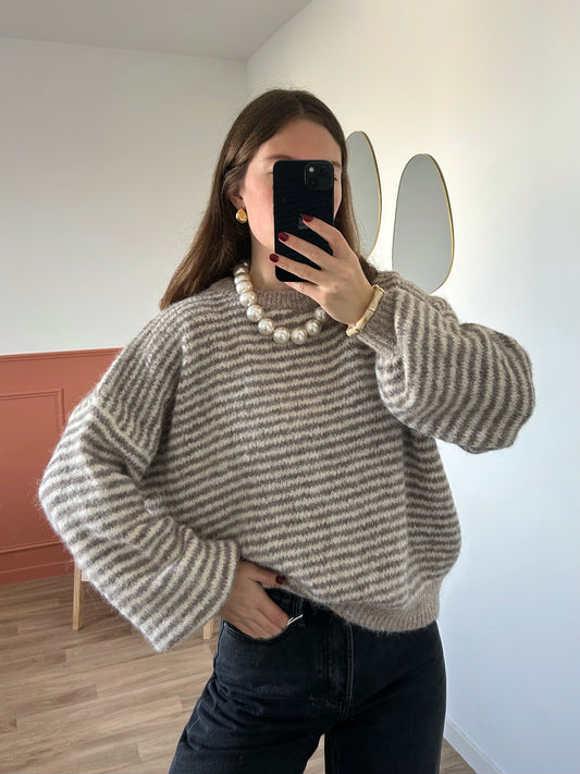 Pull LUCIE marron