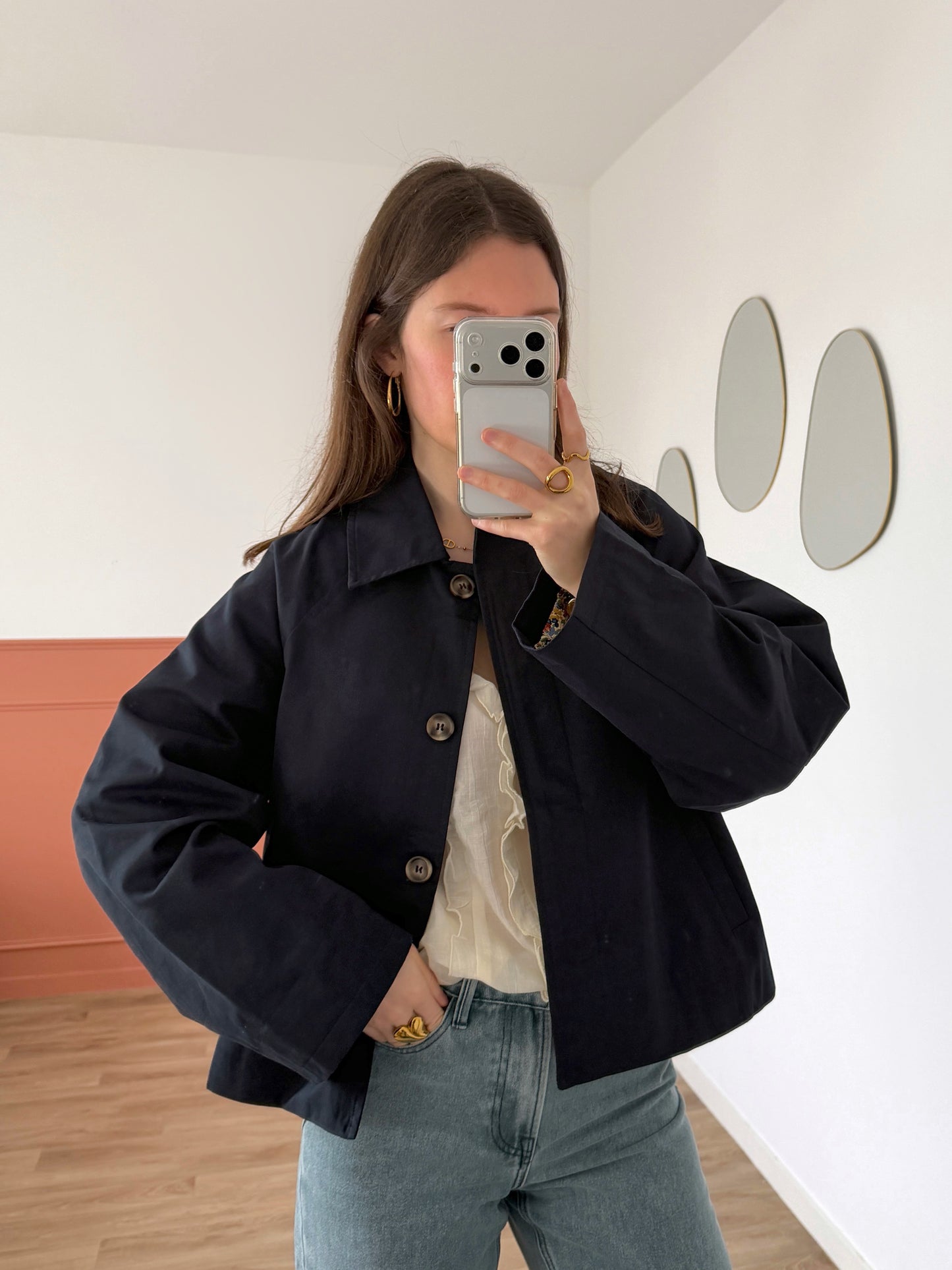 Trench liberty LILI bleu marine