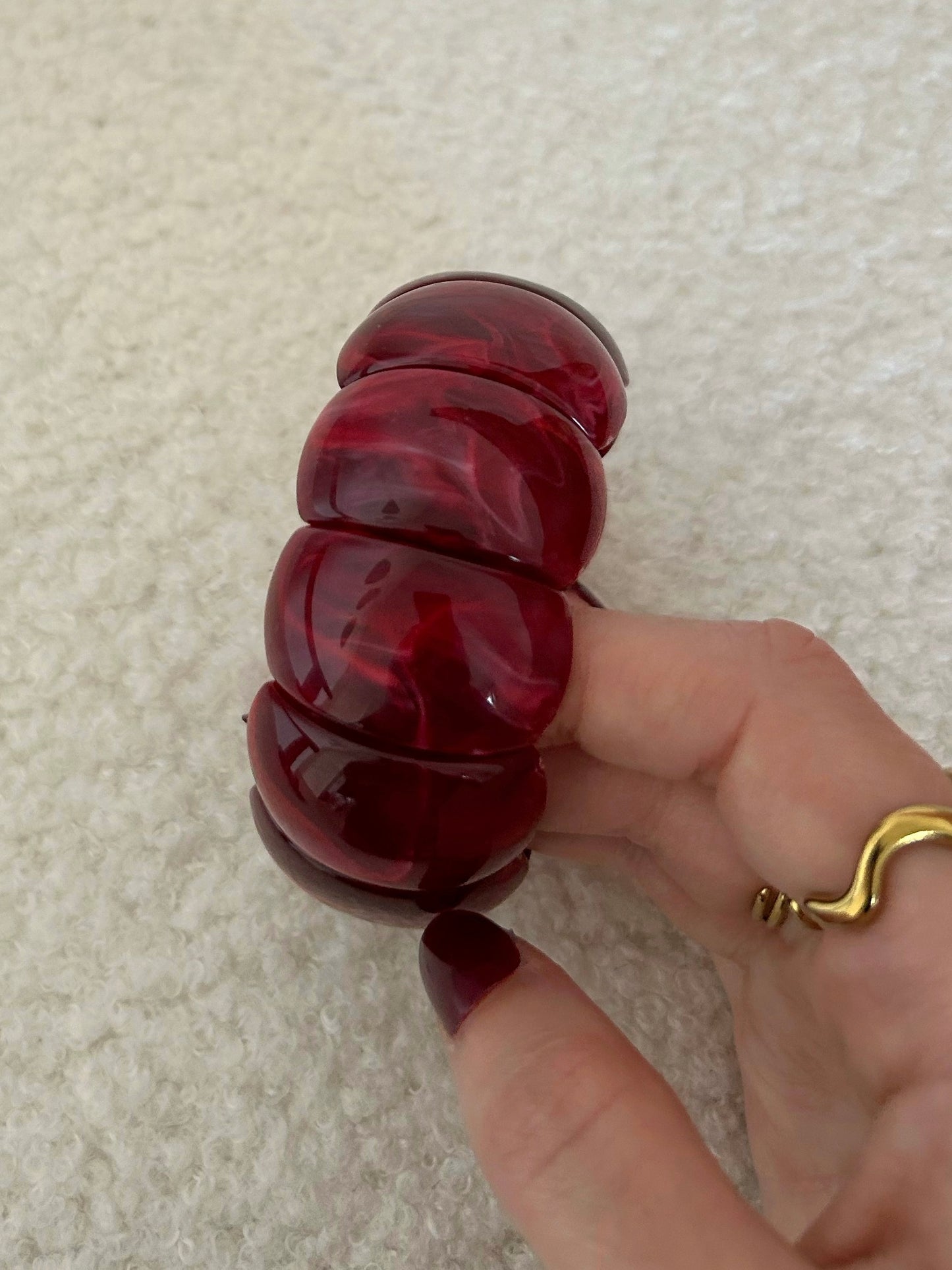 Bracelet MONICA bordeaux