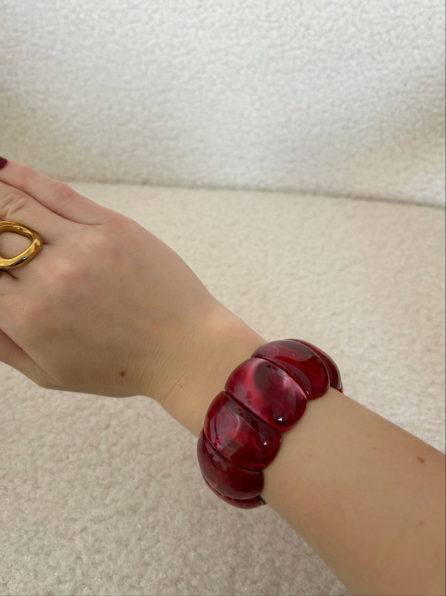 Bracelet MONICA bordeaux