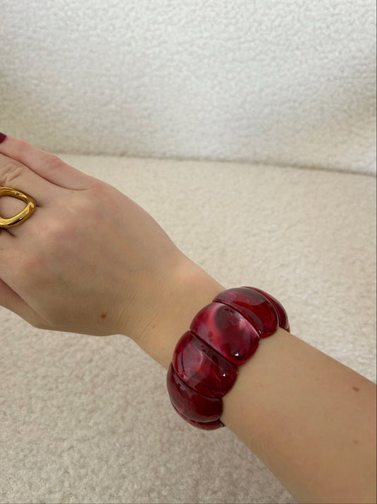 Bracelet MONICA bordeaux