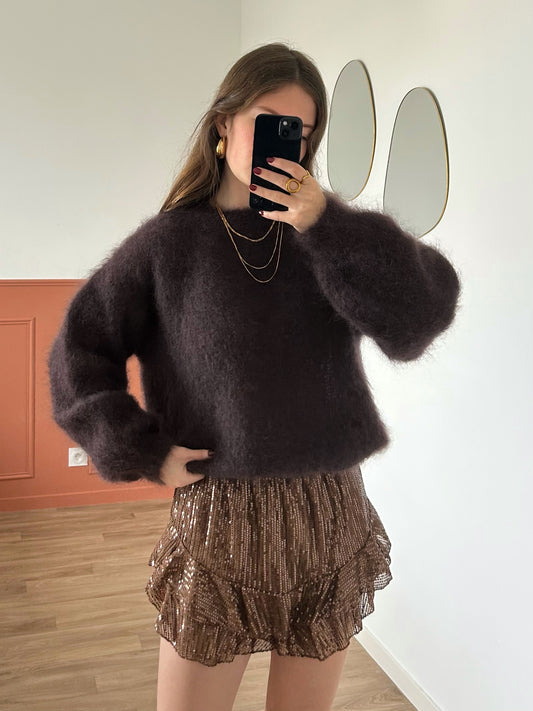 Jupe-short SERENA marron