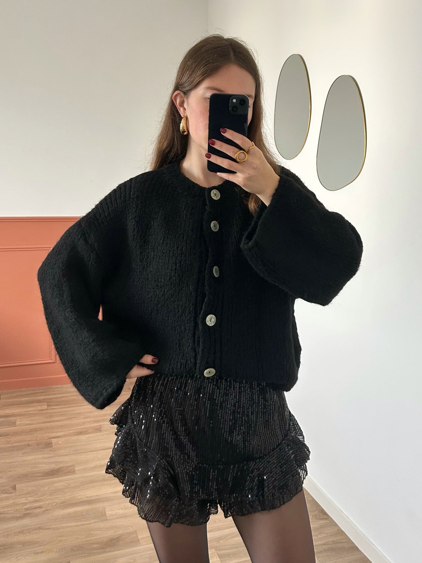 Jupe-short SERENA noire