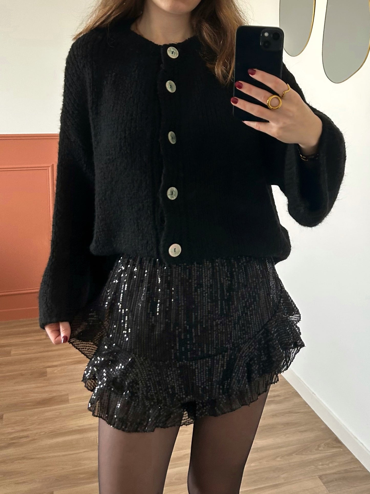 Jupe-short SERENA noire