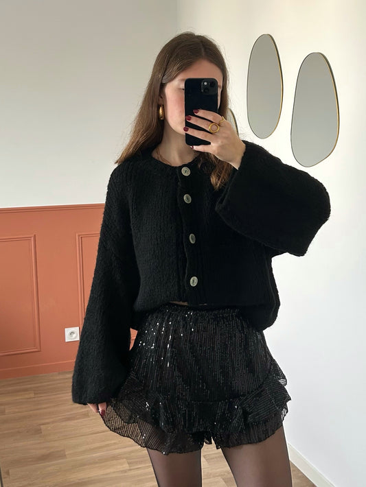 Jupe-short SERENA noire