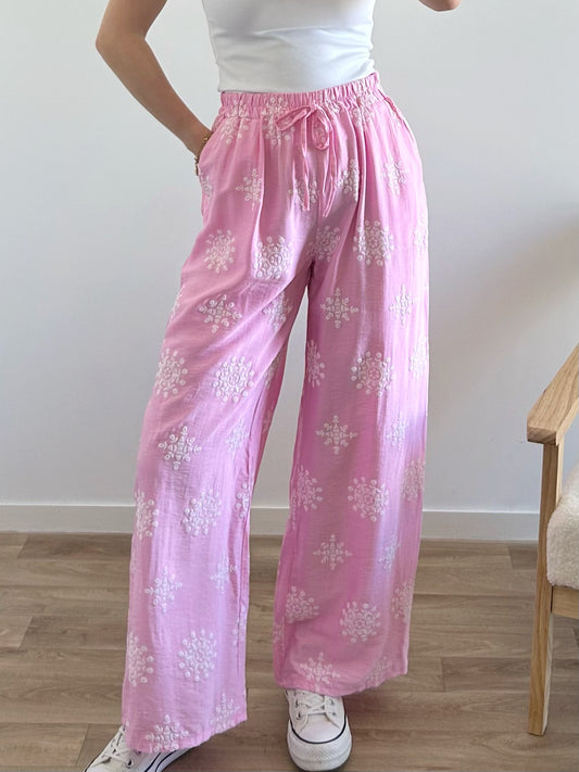 Pantalon JADE rose