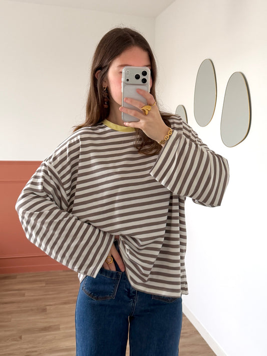 T-shirt VICTORIA taupe