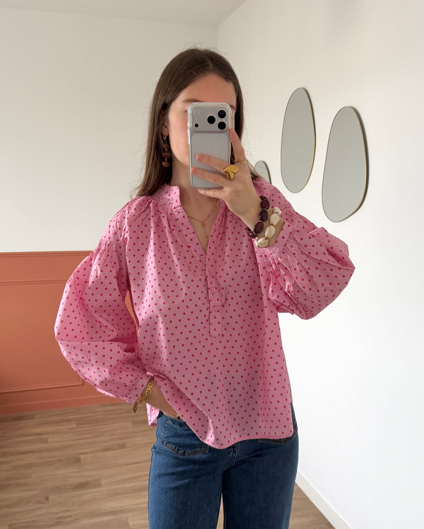 Blouse ANDIE rose
